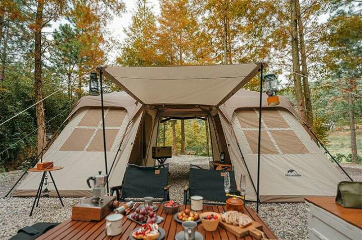楽天市場】Naturehike ワンタッチテント ロッジ テント 17平方メートル 