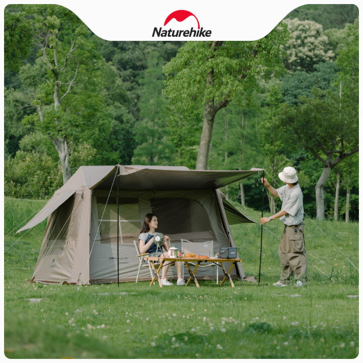 楽天市場】Naturehike ワンタッチテント ロッジ型 テント 前室 小屋 2 