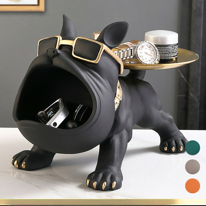 楽天市場】犬 小物入れ 収納 インテリア フレンチブルドッグ 