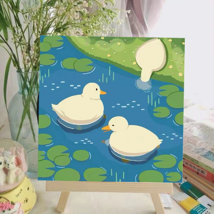 楽天市場】数字油絵 DIY 大人の塗り絵 子供の塗り絵 30*30cm 夏休みの 