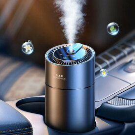 TORRAS 車 芳香剤 車用 ディフューザー 車載 AI感知 アロマディフューザー 45ml香水付き 噴霧式 静音 カーフレグランス 長持ち コードレス コンパクト 小型 三段階調整 usb充電式 アロマ おしゃれ 車内 部屋用?