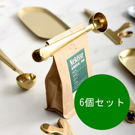 6個セット 2in1 コーヒーメジャー フードクリップ コーヒースプーン ステンレス メジャースプーン 計量スプーン 珈琲 袋止め クリップ 密閉 保存 おしゃれ 北欧 カフェ風 キッチン用品 プレゼント ギフト