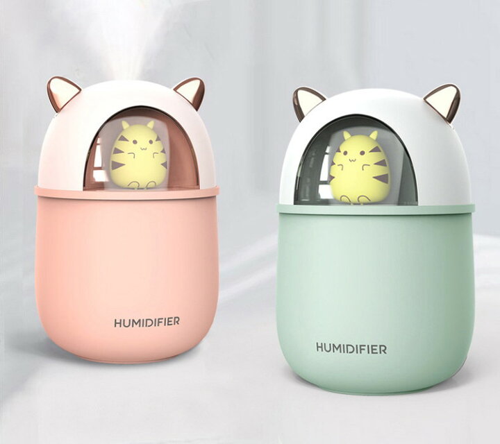 楽天市場】加湿器 アロマディフューザー 300mL ポータブル アロマ加湿 