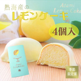 レモンケーキ　　（季節限定）　　【 4個入箱】菓子舗間瀬