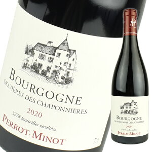 �y�� �~�m �u���S�[�j�� ���[�W�� �O�����B�G�[�� �f �V���|�j�G [2020] 750ml �� Domaine Perrot-minot Bourgogne Rouge Gravieres des Chaponnieres
