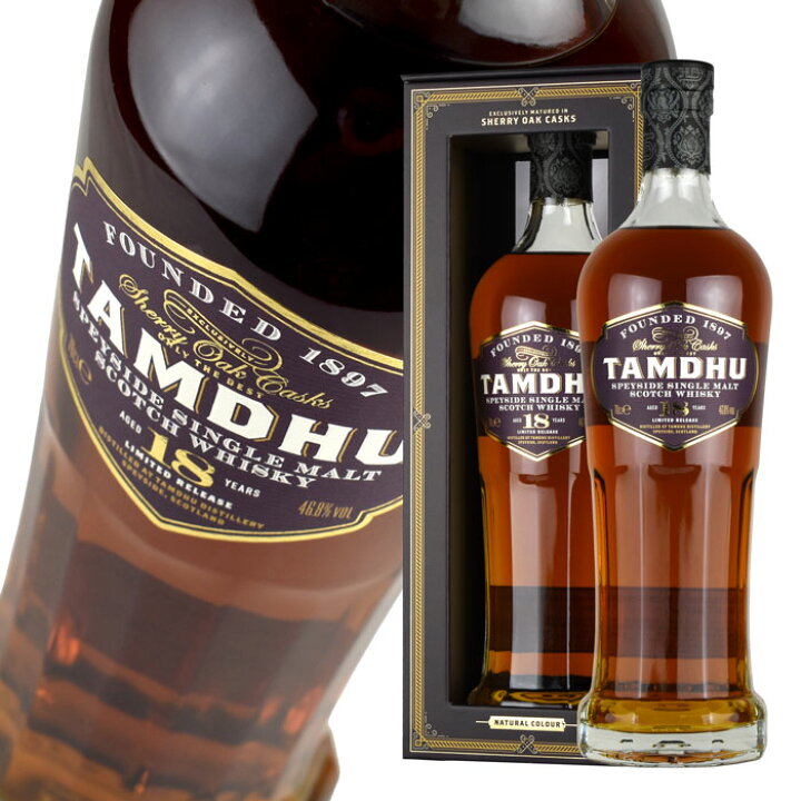 楽天市場】ウイスキー 46.8度 タムデュー 18年 700ml 1本 正規 : 酒 