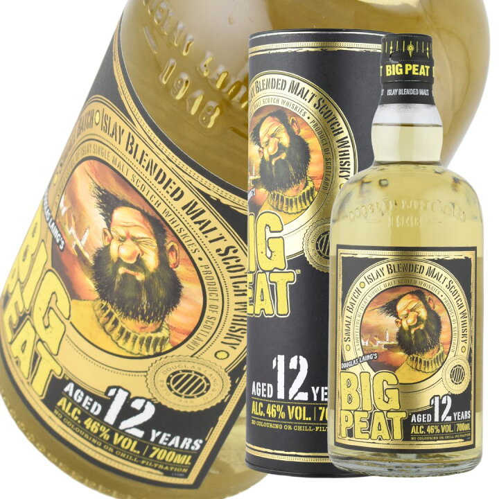 楽天市場】ウイスキー 46度 ビッグピート 12年 700ml 瓶 1本 正規 : 酒 