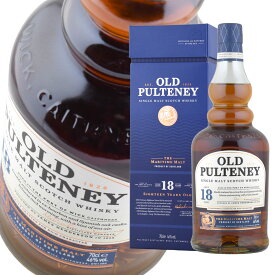 ウイスキー オールドプルトニー シングルモルト スコッチウイスキー 18年 46度 700ml 瓶 1本 正規品OLD PULTENEY SINGLE MALT SCOTCH WHISKY AGED 18 YEARS 46%vol 700ML