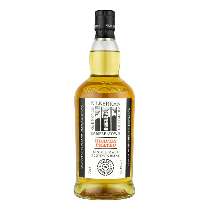 楽天市場】ウイスキー 58.4度 キルケラン ヘビリーピーテッド バッチ8  