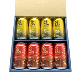 ハイボール缶 8度 カバラン トリプルシェリーカスク シングルモルト 320ml×4本＋カバラン ドライシングルモルト320ml×4本 計8本セット オリジナルギフト箱入 KAVALAN ウイスキー 数量限定!! 〔送料無料〕