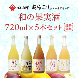 梅乃宿酒造 / 和の果実酒　あらごしオールスターズ　720ml×5本