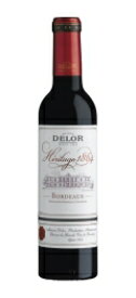 【デロー】 ボルドー ルージュ 375ml・赤 ハーフボトル 【Delor】 Bordeaux Rouge
