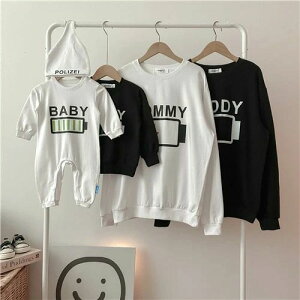親子 ペアルック 赤ちゃん トレーナー 裏起毛 親子 ペアルック 綿 親子ペアルック 長袖 t 秋 冬 トップス ゆったり ママ 親子 ペアルック 女の子 冬 ペアルック ブランド パパ 親子お揃い服 ベ