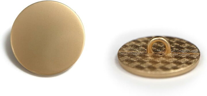 楽天市場】メタルボタン フラット 【ゴールド ツヤなし】 金 ビジュー  