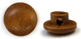 ウッドボタン 足つき キノコ型【ブラウン】ボタン ナチュラル シャツボタン ウッド ブラウン 木目 木製 手芸 20個入り【11mm】きらきらぷんぷん丸 B-425