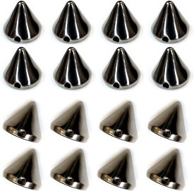 スタッズ パーツ 縫い付けタイプ【ブラック】黒 パンク 鋲 リメイク ハンドメイド レザークラフト 手芸 50個入り【1×1cm】きらきらぷんぷん丸 BK-005