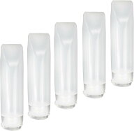 トラベルボトル チューブ容器 5本セット 30ml シャンプーボトル 旅行 詰め替え ボトル 化粧品 小分け 持…