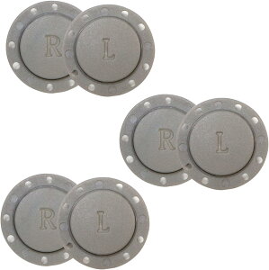 磁気ボタン 強力 【グレー】 灰色 縫い付けタイプ 打ち具不要 マグネットボタン カラー 3組入り 【22mm】 きらきらぷんぷん丸 B-1133