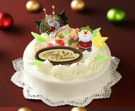 クリスマスバターケーキ　6号【クリスマスケーキ 2025】北海道のバタークリームケーキ※沖縄は配送不可クリスマス 予約 お取り寄せ 限定
