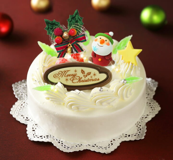 楽天市場 クリスマスバターケーキ 5号 クリスマスケーキ 22 北海道のバタークリームケーキ 沖縄は配送不可クリスマス 予約 お取り寄せ 限定 北海道 スイートますや