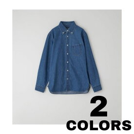 HANDROOM【ハンドルネーム】8oz DENIM BUTTON DOWN SHIRTS