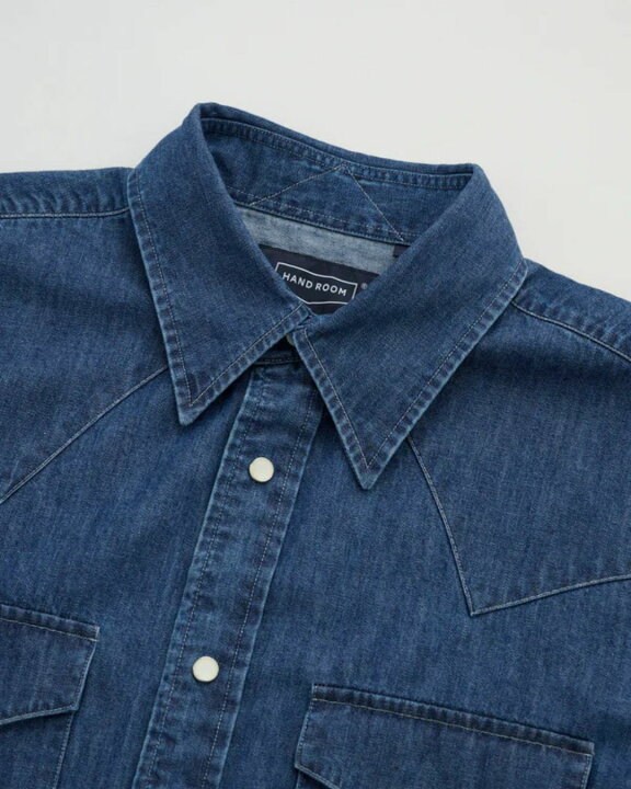 楽天市場】HANDROOM【ハンドルーム】DENIM WESTERN SHIRTS : MASON and 