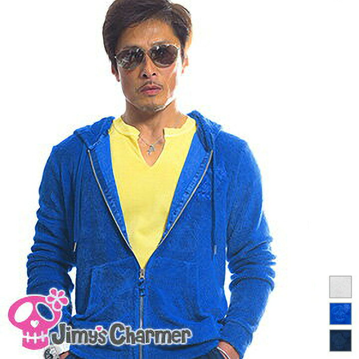 楽天市場 ジミーズチャーマー Jimy S Charmer ロングパイルパーカー スカル Leon掲載商品 ジローラモ 秋山成勲愛用 ちょい悪オヤジ ファッション マッシモ オフィシャルストア
