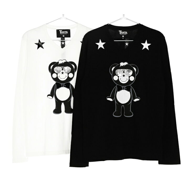 ☆希少☆ 連れ去ら TANTA スワロフスキー 長袖Tシャツ XL タンタ 