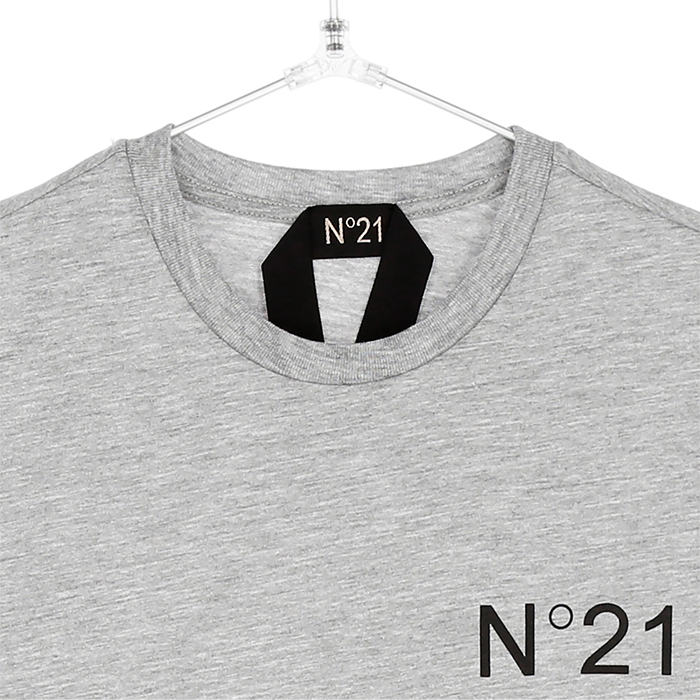 N°21 ヌメロヴェントゥーノ Tシャツ メンズ ブラック グレー オンライン 通販 00120suf0226317 | マッシモ オフィシャルストア