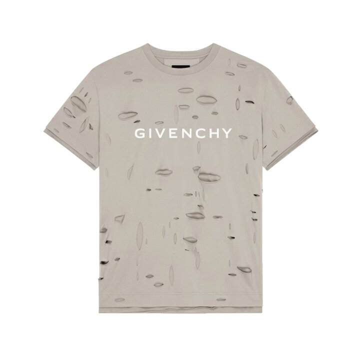 楽天市場】Givenchy Archetype Oversized Destroyed Effects T-shirt 