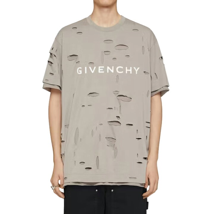 楽天市場】Givenchy Archetype Oversized Destroyed Effects T-shirt 