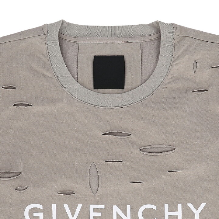 楽天市場】Givenchy Archetype Oversized Destroyed Effects T-shirt 