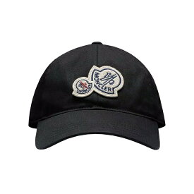 Moncler COTTON BASEBALL CAP モンクレール コットン ベースボール キャップ レディース ブラック ハイブランド 帽子 通販 オンライン 4013b000534863