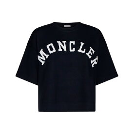 MONCLER モンクレール アーチロゴ プリント クロップド Tシャツ 8C0001889AJ0 メンズ トップス クルーネック シンプル ハイブランド 通販 オンライン 4018c0001889aj0