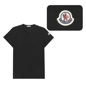 MONCLER モンクレール ワンポイント 刺繍付き 半袖 Tシャツ J1091 レディース トップス シンプル ハイブランド 通販 オンライン 4018c73200v8058