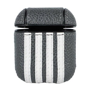 Thom browne �g���u���E�� PEBBLE GRAIN LEATHER AirPods case �G�A�|�b�Y �P�[�X �O���[ �I�����C��