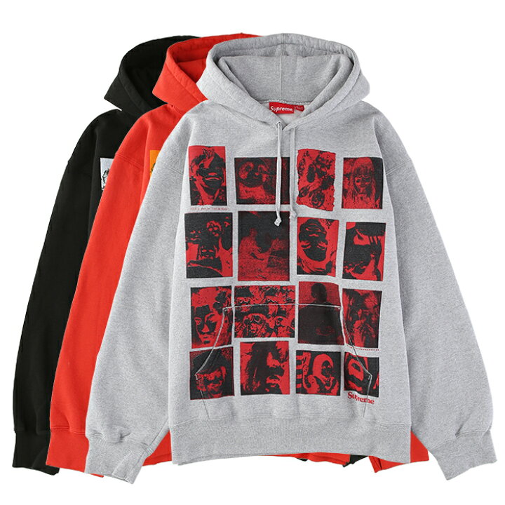 supreme collage hoodie