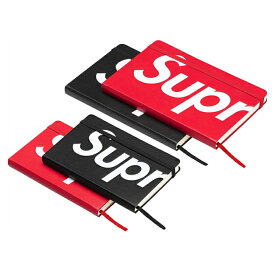 【最短即日発送】 SUPREM × MOLESKINE NOTEBOOKS シュプリーム × モレスキン ノートブック ユニセックス レッド ブラック 小物 ノート 文房具 ストリート 贈り物 ギフト プレゼント オンライン