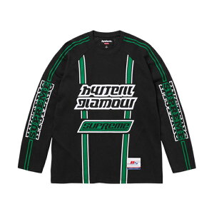�y�ŒZ���������z SUPREME × HYSTERIC GLAMOUR Mesh L/S Top �V���v���[�� × �q�X�e���b�N�O���}�[ ���b�V�� ���� �J�b�g�\�[ �����Y �u���b�N ���� ����T �����OT�V���c �X�g���[�g 402fw24kn81