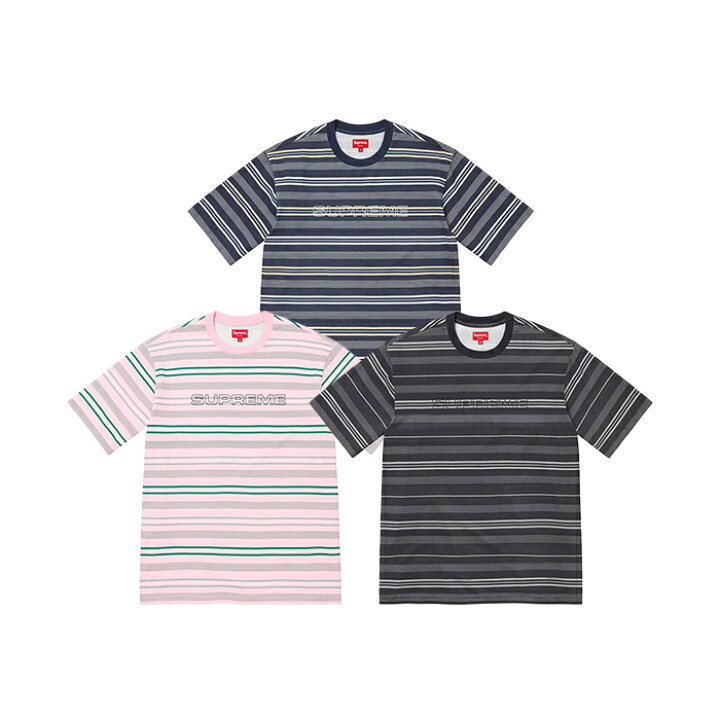 楽天市場】Supreme 23SS Week18 Dash Stripe S/S Top シュプリーム 