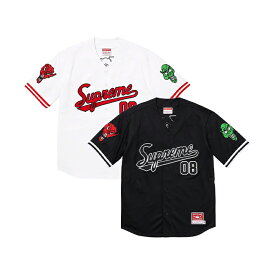 Supreme 2023AW week5 mitchell & ness downtown hell baseball jersey シュプリーム ミッチェル ネス ウール ダウンタウン ヘル ベースボール ジャージー メンズ トップス ベースボールシャツ ストリート ファッション 通販 オンライン 302fw23kn18