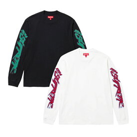 Supreme 23AW Week14 Racing Intarsia L/S Top シュプリーム レーシングインターシア長袖カットソー Tシャツ メンズ トップス ブラック ホワイト 通販 オンライン 302fw23kn43