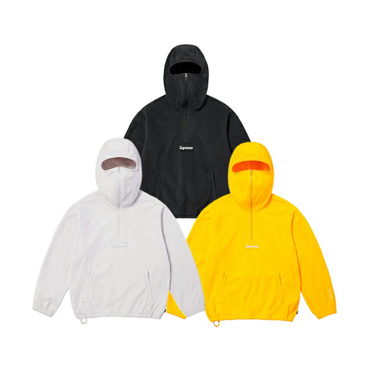 楽天市場】Supreme 2023AW WEEK13 POLARTEC? FACEMASK HALF ZIP HOODED  