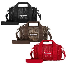 SUPREME MESH MINI DUFFLE BAG シュプリーム メッシュ ミニ ダッフル バッグ 鞄 ストリート メンズ レディース ユニセックス ブラック カモフラ レッド F サイズ オンライン