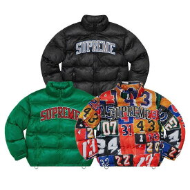 Supreme 23SS Week2 Mesh Jersey Puffer Jacket メッシュジャージ パファージャケットメンズ オンライン ブラック 　グリーン マルチ 通販 301ss23j28