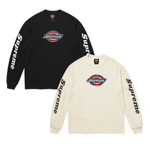 �y�ŒZ���������z SUPREME × DICKIES THERMAL �V���v���[�� × �f�B�b�L�[�Y �T�[�}�� �����O �X���[�u T�V���c ���� �J�b�g�\�[ �z���C�g �u���b�N S M L XL ���[�W �T�C�Y �I�����C��
