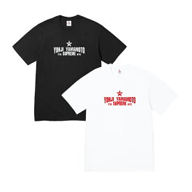 【コラボ商品】 【最短即日発送】 SUPREME × YOHJI YAMAMOTO Y'S STAR TEE シュプリーム × ヨウジヤマモト Y'S スター Tシャツ 半袖 カットソー ストリート メンズ ホワイト ブラック S M L XL ラージ サイズ オンライン
