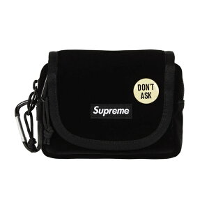 �y�ŒZ���������z SUPREME VELVET MINI POUCH �V���v���[�� �x���x�b�g �~�j �|�[�` �� �R���p�N�g ������ �������� �X�g���[�g ���j�Z�b�N�X �u���b�N F �T�C�Y �I�����C��