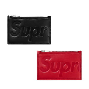 �y�ŒZ���������z SUPREME LEATHER ZIP CARD HOLDER �V���v���[�� ���U�[ �W�b�v �J�[�h �z���_�[ ���S �X�g���[�g �ʋ� ���蕨 �M�t�g �v���[���g ���j�Z�b�N�X �u���b�N ���b�h F �T�C�Y �I�����C��