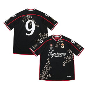 �y�ŒZ���������z SUPREME FLORAL SOCCER JERSEY �V���v���[�� �t���[���� �T�b�J�[ �W���[�W ���� �h�J ���S �X�g���[�g �u���b�N S M L �T�C�Y �I�����C��